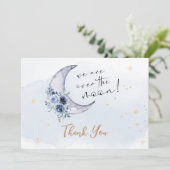 フローラの月の赤ちゃんシャワー サンキューカード (スタンド正面)