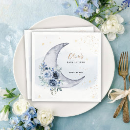 フローラの月の赤ちゃんシャワー スタンダードカクテルナプキン