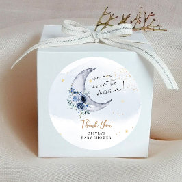 フローラの月の赤ちゃんシャワー ラウンドシール