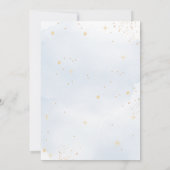 フローラの月の赤ちゃんシャワー 招待状 (裏面)