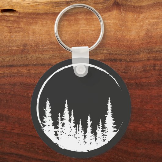 フローラの森の円の木を愛する森の木 キーホルダー (正面)