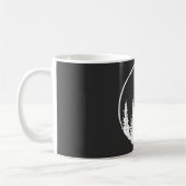 フローラの森の円の木を愛する森の木 コーヒーマグカップ (左)