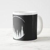フローラの森の円の木を愛する森の木 ジャンボコーヒーマグカップ (正面右)