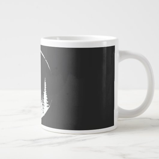 フローラの森の円の木を愛する森の木 ジャンボコーヒーマグカップ (右)