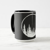 フローラの森の円の木を愛する森の木 マグカップ (正面左)