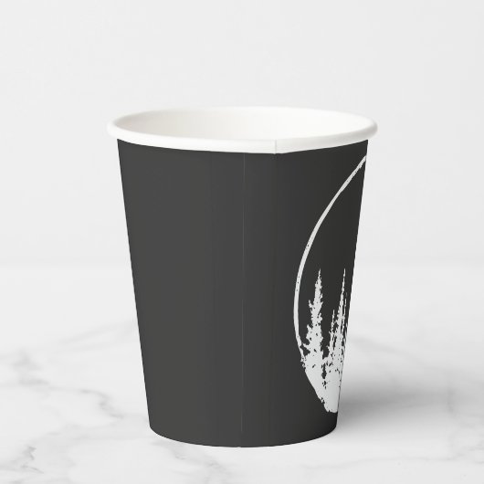 フローラの森の円の木を愛する森の木 紙コップ (右)