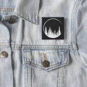 フローラの森の円の木を愛する森の木 缶バッジ (インサイチュ)