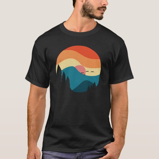 フローラの森の円の木を愛する森の木 Tシャツ (正面)