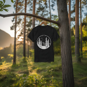 フローラの森の円の木を愛する森の木 Tシャツ