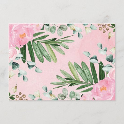 フローラの森の動物の本 エンクロージャーカード (裏面)