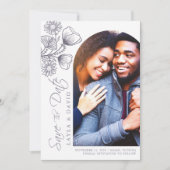 フローラの概要日付の写真カードを保存 セーブザデート (正面)