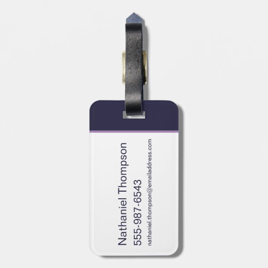 フローラの死の秘宝 ラゲッジタグ (裏面縦)