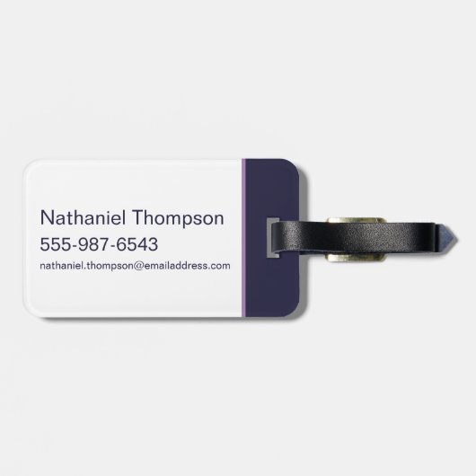 フローラの死の秘宝 ラゲッジタグ (裏面横)