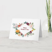 フローラの母の日 カード (正面)