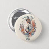 フローラの水の色がママを期待 缶バッジ (正面&裏面)