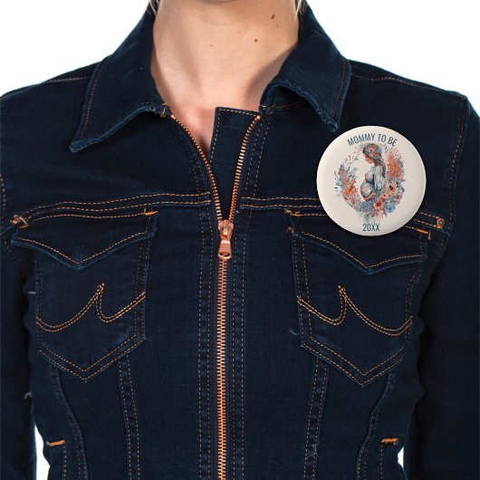 フローラの水の色がママを期待 缶バッジ