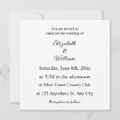 フローラの水の色ソフトパステルカラー 招待状 (裏面)