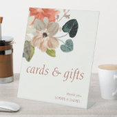 フローラの水彩ギフトとカー結婚ド 台座サイン (インサイチュ)