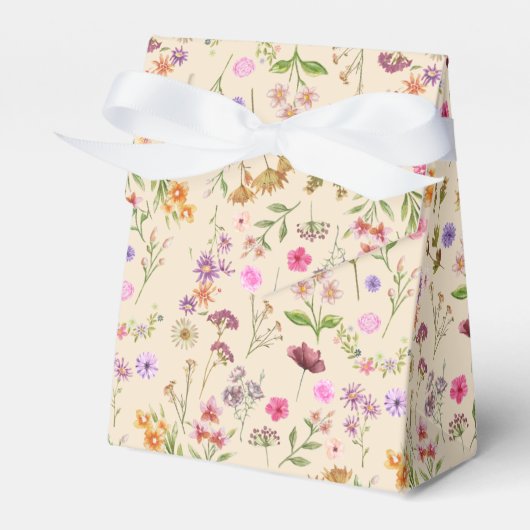 フローラの水彩模様 フェイバーボックス (正面サイド)