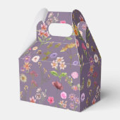 フローラの水彩模様 フェイバーボックス (裏面サイド)