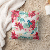 フローラの水彩画 クッション (ブランケット)