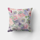 フローラの水彩画 クッション (裏面)