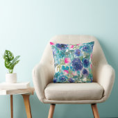 フローラの水彩画 クッション (椅子)