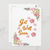 フローラの水彩近々はがき ポストカード (正面/裏面)