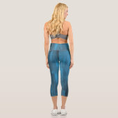 フローラの水最高の色レギンス カプリレギンス (裏面)