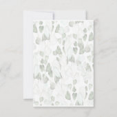 フローラの水色が良く取得すぐにフラットノートカード ノートカード (裏面)