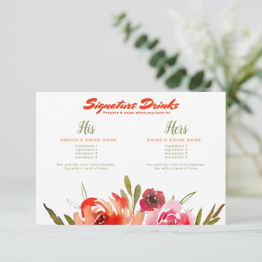 フローラの水色のシグネチャードリンクバーチャル結婚ズ エンクロージャーカード (スタンド正面)