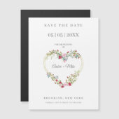 フローラの水色のハート葉とピンクと赤 (正面/裏面)