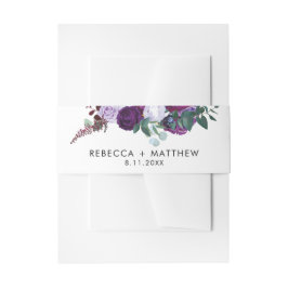 フローラの水色の結婚スクリプト 招待状ベリーバンド