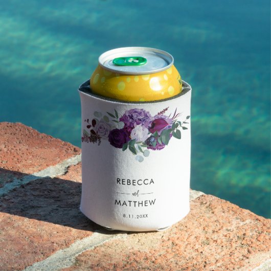 フローラの水色の結婚スクリプト 缶クーラー (インサイチュ プール)