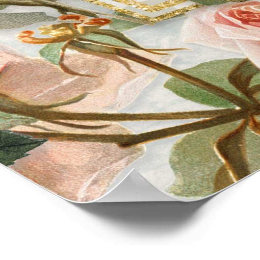 フローラの水色の鳥を歓迎結婚する ポスター (角)