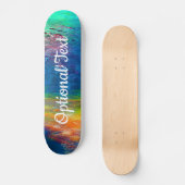 フローラの水面への反射 スケートボード (正面)