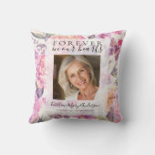 フローラの永遠のハート写真 クッション (裏面)