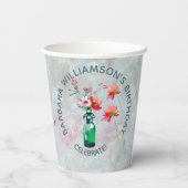 フローラの特別友人誕生会  紙コップ (裏面)