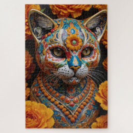 フローラの目実在付き猫 ジグソーパズル