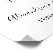 フローラの看板ではなく座席を結婚選ぶ ポスター (角)