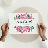 フローラの移動案内はがき ポストカード