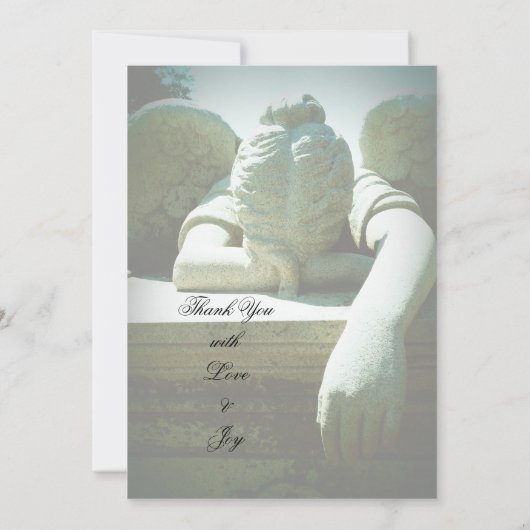 フローラの空白の結婚式招待状 招待状 (裏面)