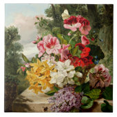 フローラの素晴らし静物絵を描や タイル (正面)