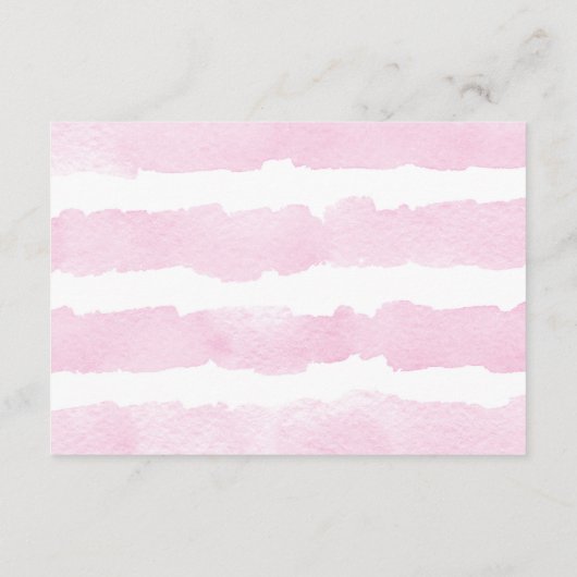 フローラの素朴なアンティーラーの女の子の本の赤ちゃんシャワー エンクロージャーカード (裏面)