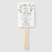 フローラの結婚式のファン ハンドファン (正面)