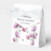 フローラの結婚水エレガント色の箱 フェイバーボックス (正面サイド)