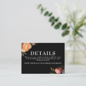 フローラの結婚詳細小型エンクロージャカード エンクロージャーカード (スタンド正面)