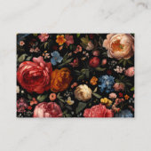 フローラの結婚詳細小型エンクロージャカード エンクロージャーカード (裏面)