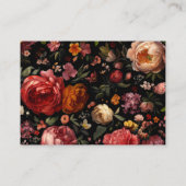 フローラの結婚詳細小型エンクロージャカード エンクロージャーカード (裏面)