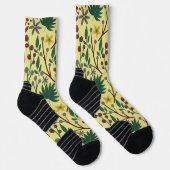 フローラの継ぎ目のないパタ葉ーンの花、枝 ソックス (右)